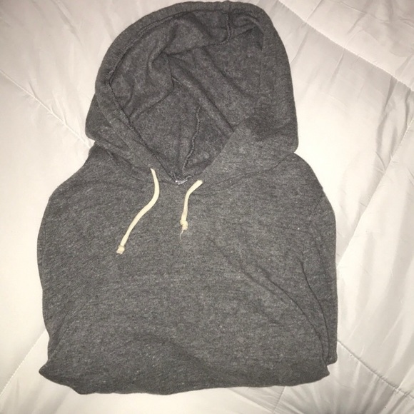 Alternative Apparel Tops - 🖤 EUC ALTERNATIVE Raw Hem Pullover Hoodie Size M